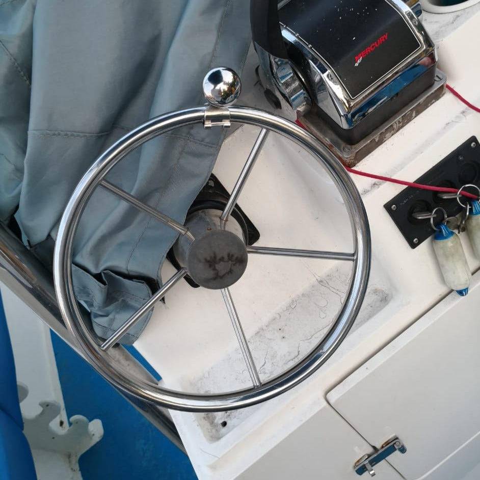Steering knobs Stainless steel Tidal Hook